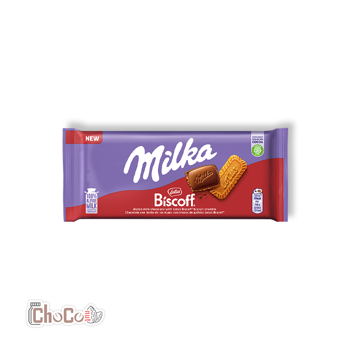 شکلات تخته‌ای میلکا لوتوس | Milka Lotus