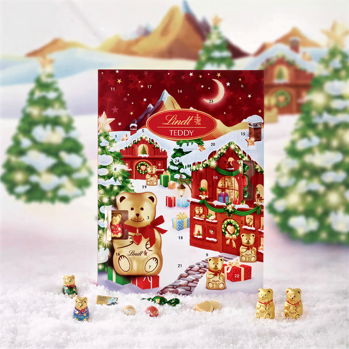 ادونت کلندر لینت طرح برف | Lindt