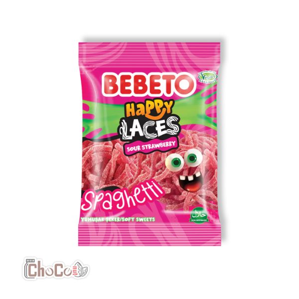 پاستیل ببتو اسپاگتی توت فرنگی | Bebeto