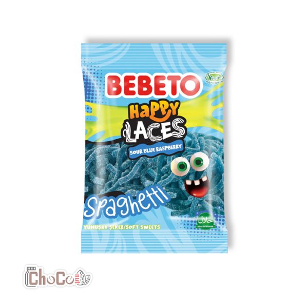 پاستیل ببتو اسپاگتی تمشک آبی | Bebeto