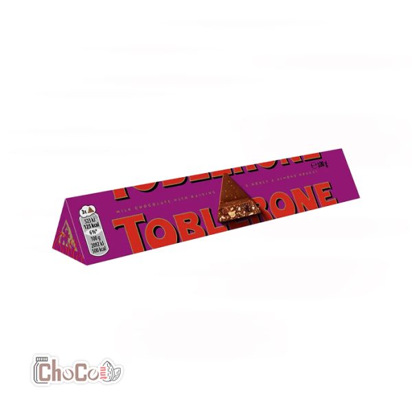 شکلات تابلرون بادام و کشمش 100 گرم | Toblerone