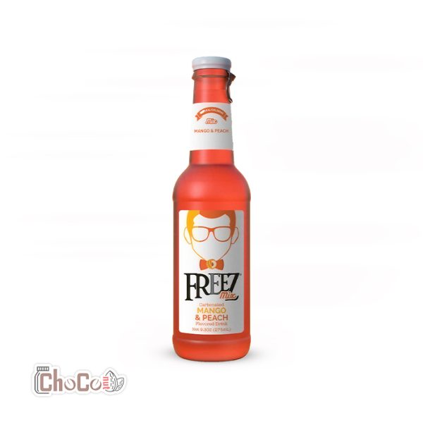 نوشیدنی گازدار فریز طعم هلو و انبه | Freez Mango & Peach