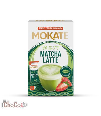 ماچا لاته موکاته طعم توت فرنگی | Mokate