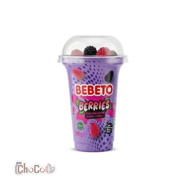 پاستیل ببتو لیوانی با طعم تمشک | Bebeto