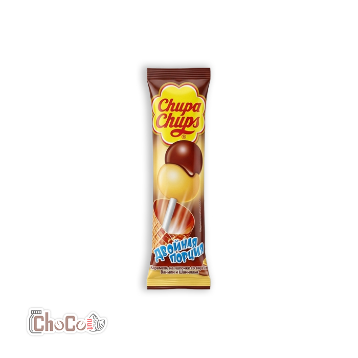 آبنبات چوبی چوپا چاپس طعم وانیل و شکلات | Chupa Chups