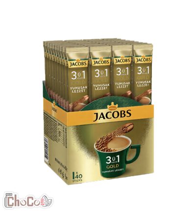 قهوه فوری ساشه ای جاکوبز 3 در 1 گلد | Jacobs 3 in 1 Gold