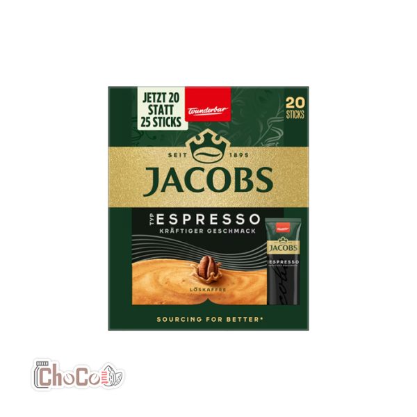 اسپرسو فوری جاکوبز 20 ساشه ای | Jacobs Espresso