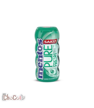 آدامس منتوس قوطی عسلی 30گرم نعنا کلاسیک | MENTOS GUM