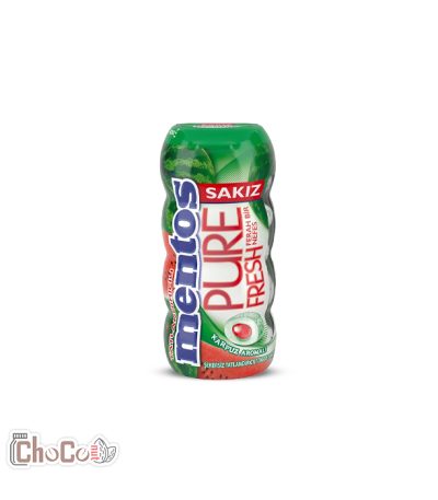 آدامس منتوس قوطی عسلی 30گرم هندوانه | MENTOS GUM