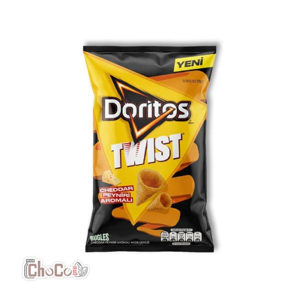 دوریتوس توییست با طعم پنیر چدار ۱۱۵ گرم | Doritos Twist