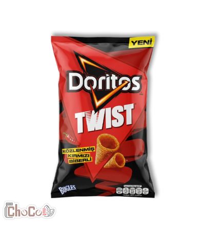 دوریتوس توییست با طعم فلفل قرمز کبابی ۱1۵گرم | Doritos Twist