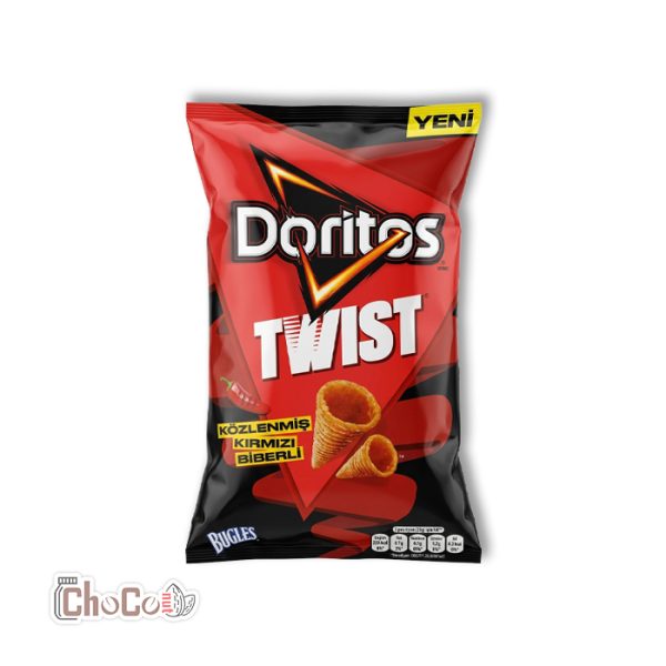 دوریتوس توییست با طعم فلفل قرمز کبابی ۱1۵گرم | Doritos Twist