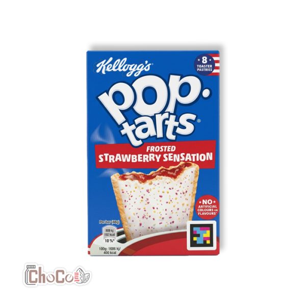 بیسکوییت پاپ تارتس توت فرنگی 384 گرم | Kellogg's Pop Tarts