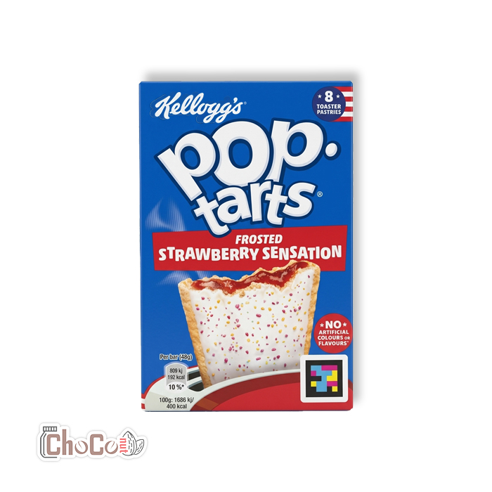 بیسکوییت پاپ تارتس توت فرنگی 384 گرم | Kellogg's Pop Tarts