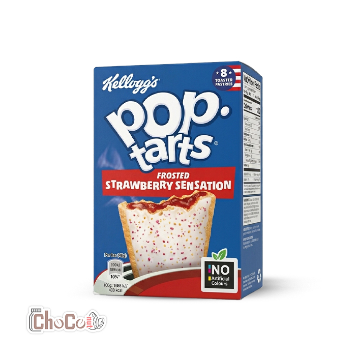 بیسکوییت پاپ تارتس توت فرنگی 384 گرم | Kellogg's Pop Tarts