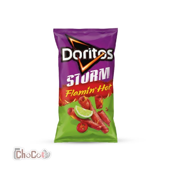 چیپس دوریتوس استورم با طعم لیمو فلفل ۱۲۵گرم | Doritos Storm Flamin Hot